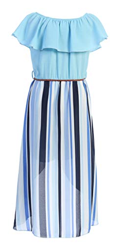 High Low Maxi Split Skirt Romper for Girls High Low Maxi Split Skirt Romper for Girls